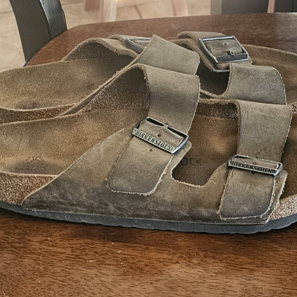 Birkenstock Men's Taupe Sandals